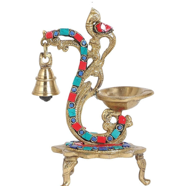 Brass Antique Oil Lamp