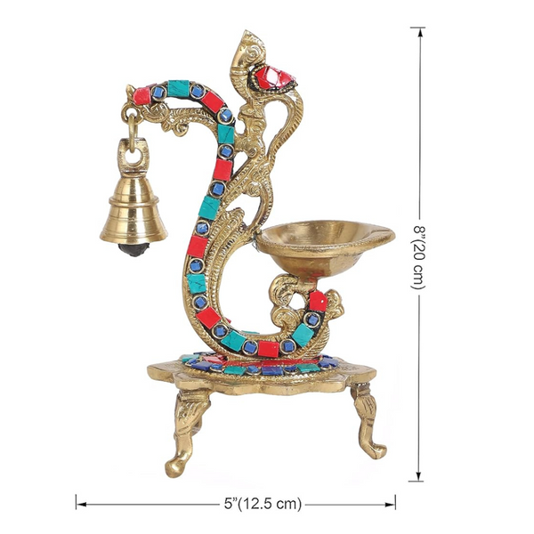Brass Antique Oil Lamp