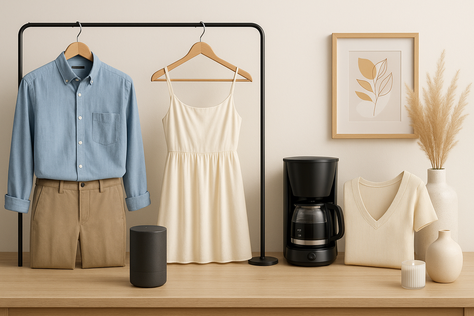 mane and women cloth and home gadget and home decoration products
