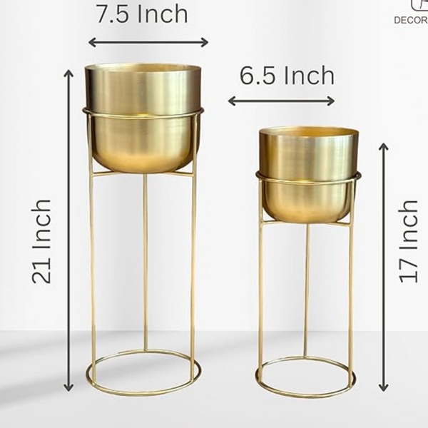 Decorative Gold Planter