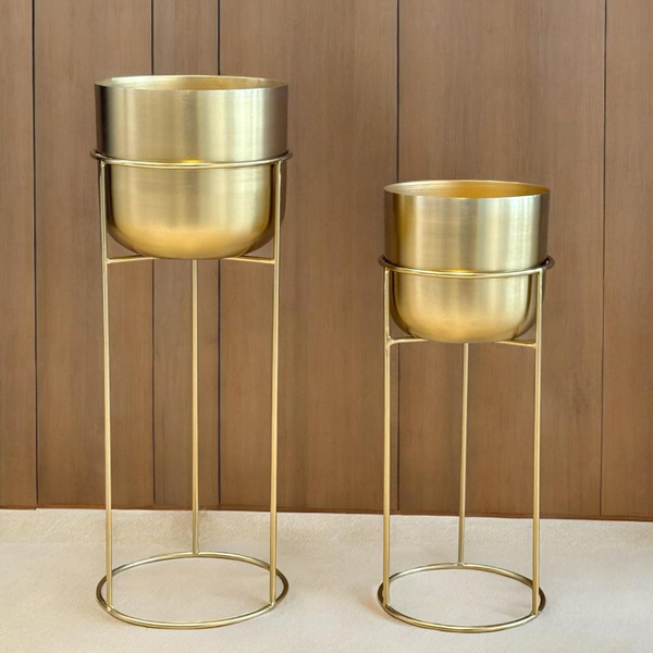 Decorative Gold Planter