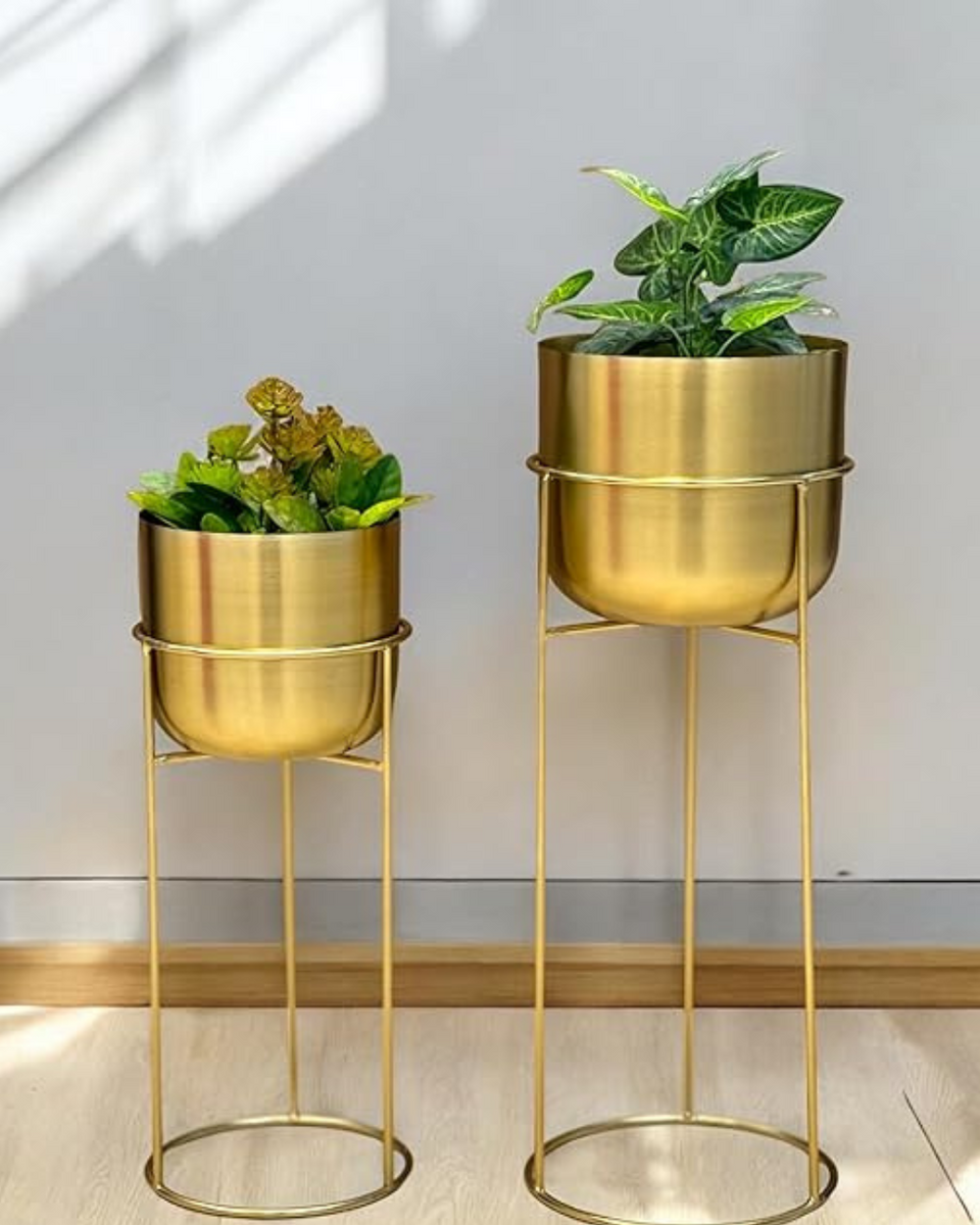 Decorative Gold Planter